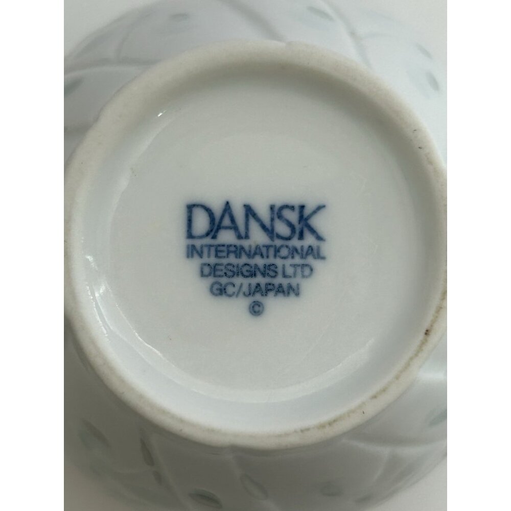 Vintage Dansk Willow Light Votive Candle Holder Gunnar Cyren White Translucent - Picture 5 of 7